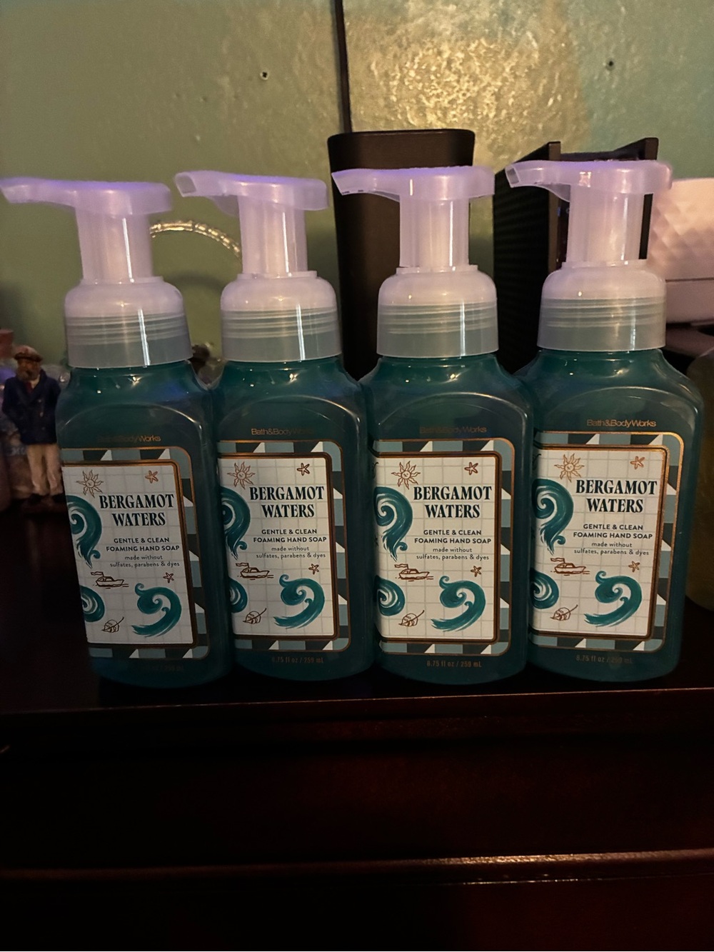 Bath & Body Works Bergamot Waters Foaming Hand Soap - Teal & White Pump